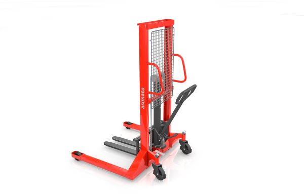 ASIMATO 1 TON 1.6 METRE GENİŞ ÇATAL MANUEL İSTİF MAKİNESİ - Görsel 4