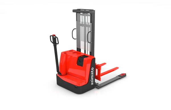 ASIMATO 1 TON 3.5 METRE TAM AKÜLÜ GENİŞ AYAKLI İSTİF MAKİNESİ