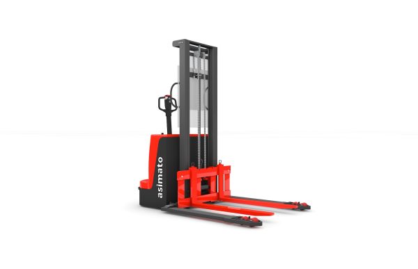 ASIMATO 1 TON 3.5 METRE TAM AKÜLÜ GENİŞ AYAKLI İSTİF MAKİNESİ - Görsel 3